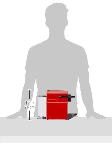 Machine à Café Inissia - Réservoir 0,7 L, Rouge Rubis
