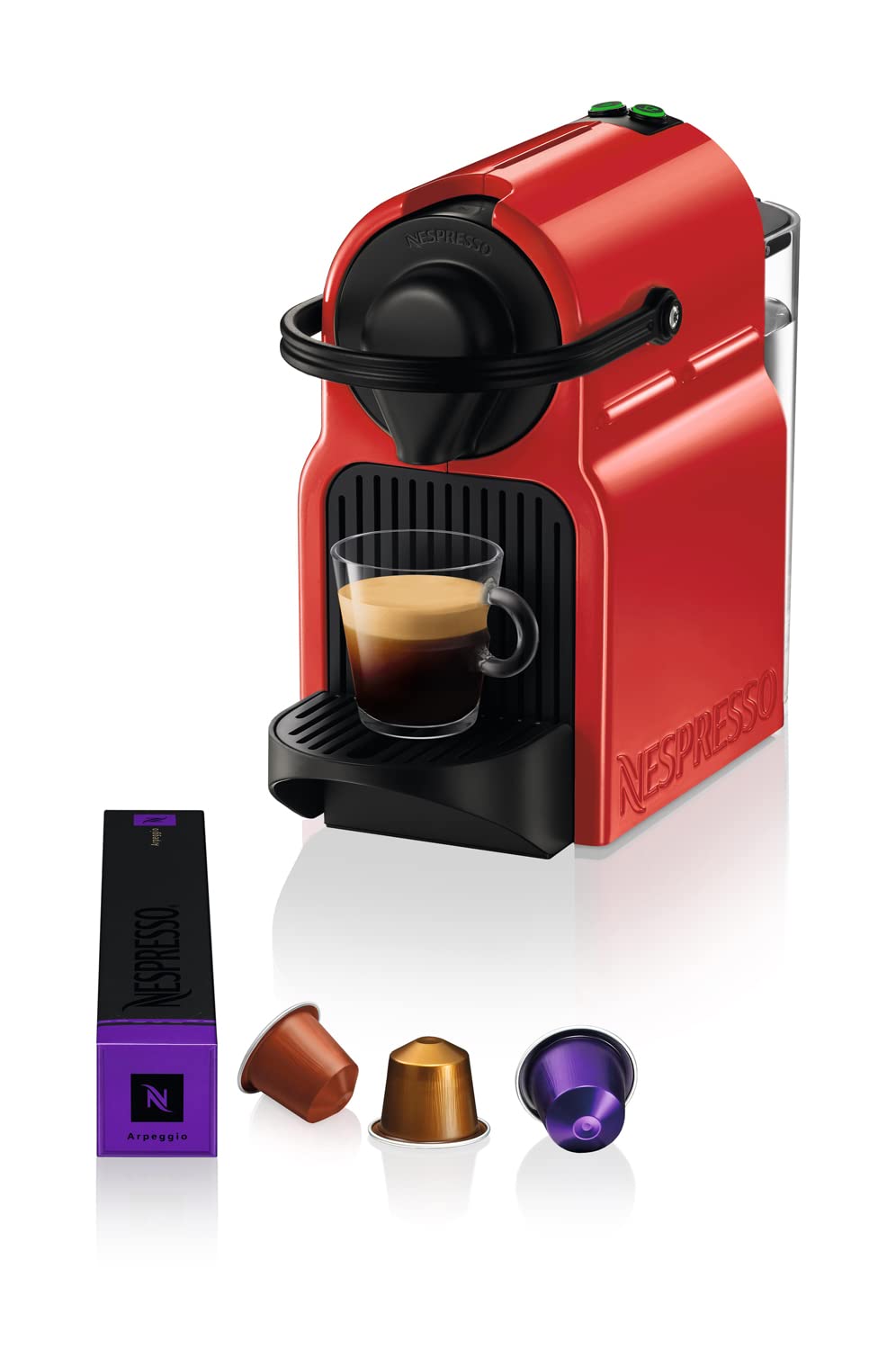 Machine à Café Inissia - Réservoir 0,7 L, Rouge Rubis