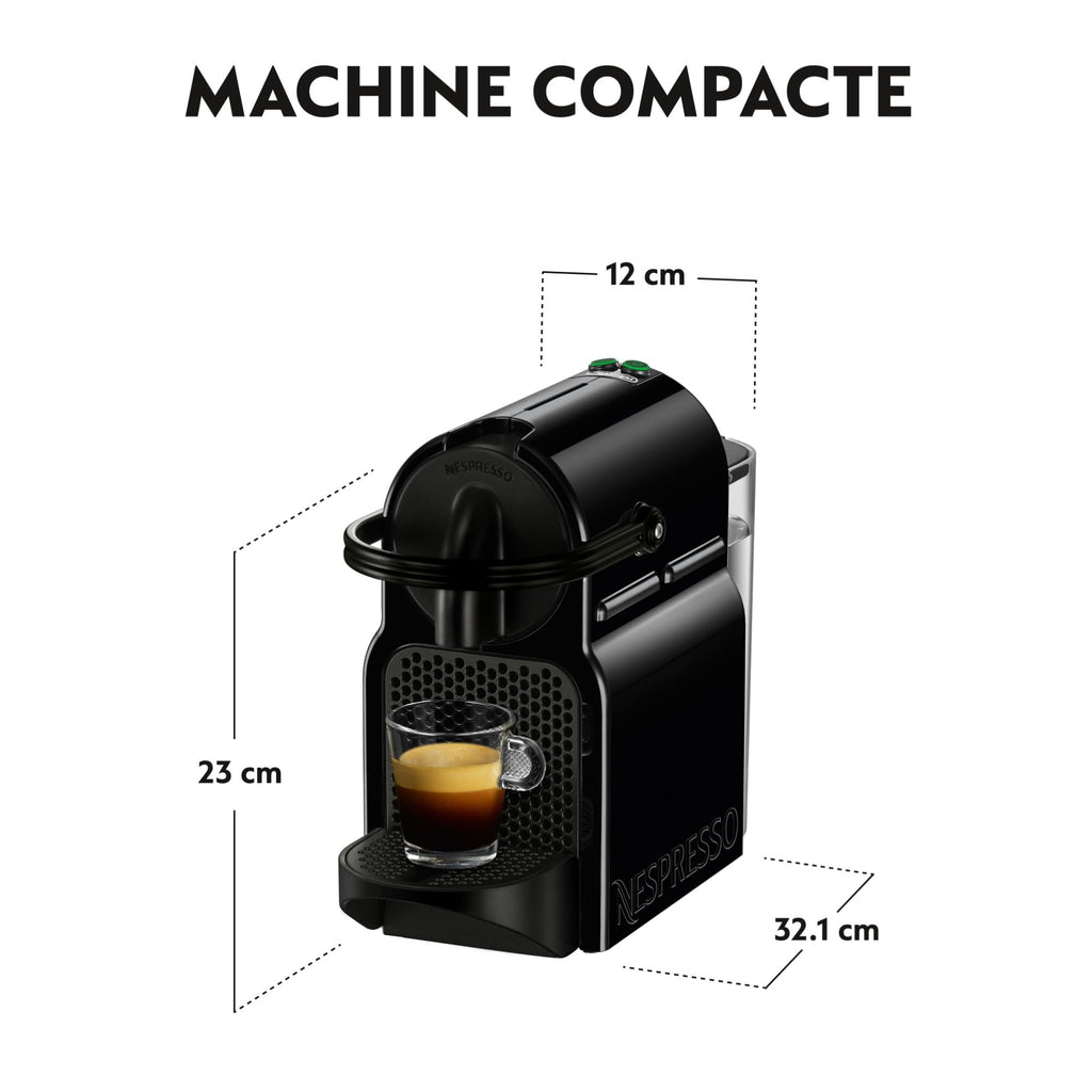 Machine à Café Inissia à Capsules - Noir