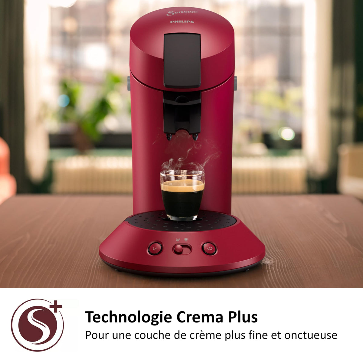 SENSEO Original Plus CSA210/91 - Rouge